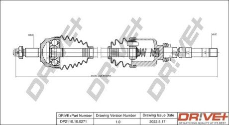 P├ô┼üO┼Ü NAP─śDOWA PEUGEOT 807 06- PRAWA Drive+ DP2110100271