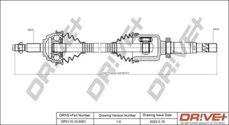 P├ô┼üO┼Ü NAP─śDOWA DACIA DUSTER 10- PRAWA Drive+ DP2110100301