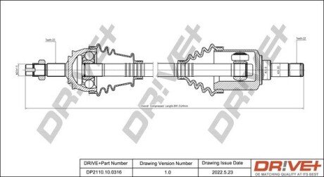 P├ô┼üO┼Ü NAP─śDOWA FIAT PUNTO 99-12 PRAWA Drive+ DP2110100316