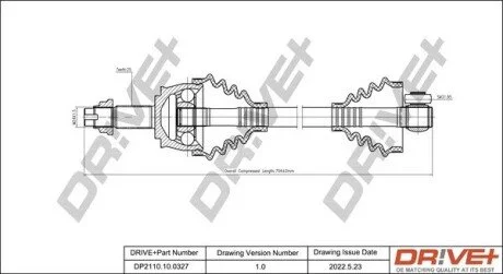P├ô┼üO┼Ü NAP─śDOWA FIAT 500 10- PRAWA Drive+ DP2110100327