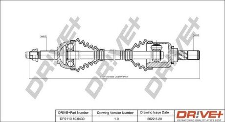 P├ô┼üO┼Ü NAP─śDOWA NISSAN NOTE 06-12 LEWA Drive+ DP2110100430