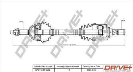 P├ô┼üO┼Ü NAP─śDOWA NISSAN NOTE 06-12 LEWA Drive+ DP2110100434