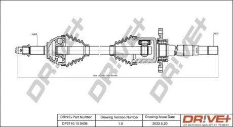 P├ô┼üO┼Ü NAP─śDOWA RENAULT KOLEOS 08- PRAWA Drive+ DP2110100438