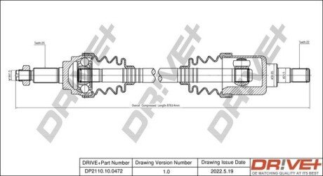 P├ô┼üO┼Ü NAP─śDOWA OPEL AGILA 08- PRAWA Drive+ DP2110100472