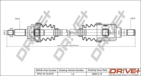 P├ô┼üO┼Ü NAP─śDOWA OPEL AGILA 08- PRAWA Drive+ DP2110100472