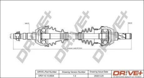 P├ô┼üO┼Ü NAP─śDOWA OPEL ASTRA 04-10 PRAWA Drive+ DP2110100504