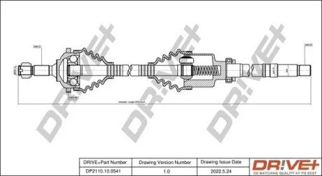 P├ô┼üO┼Ü NAP─śDOWA PEUGEOT 206 98-09 PRAWA Drive+ DP2110100541