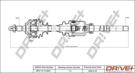 P├ô┼üO┼Ü NAP─śDOWA PEUGEOT 206 99-09 PRAWA Drive+ DP2110100551