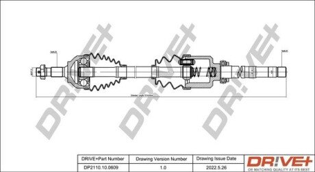 P├ô┼üO┼Ü NAP─śDOWA PEUGEOT 3008 09-16 PRAWA Drive+ DP2110100609