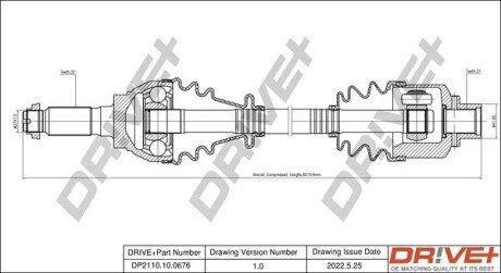 P├ô┼üO┼Ü NAP─śDOWA RENAULT MASTER I 80-98 LE WA/PRAWA Drive+ DP2110100676