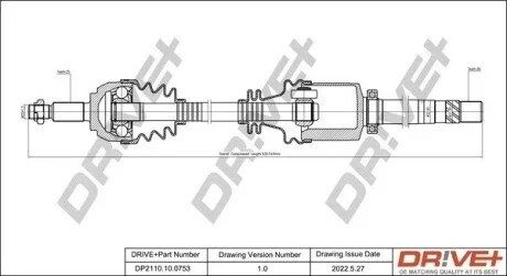 P├ô┼üO┼Ü NAP─śDOWA RENAULT MEGANE 02-08 PRAW A Drive+ DP2110100753