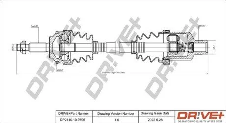 P├ô┼üO┼Ü NAP─śDOWA RENAULT KANGOO 97- PRAWA Drive+ DP2110100795 (фото 1)