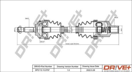 P├ô┼üO┼Ü NAP─śDOWA RENAULT KANGOO 01- PRAWA Drive+ DP2110100797