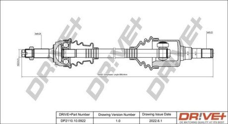 P├ô┼üO┼Ü NAP─śDOWA TOYOTA AYGO 1.4HDI 05- PR AWA Drive+ DP2110100922