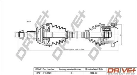 P├ô┼üO┼Ü NAP─śDOWA VW GOLF 97-05 PRAWA Drive+ DP2110100929
