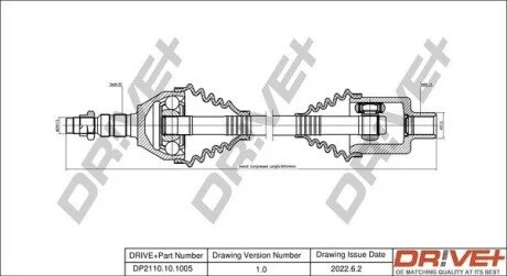 P├ô┼üO┼Ü NAP─śDOWA OPEL ASTRA 04-10 PRAWA Drive+ DP2110101005