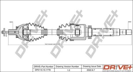 P├ô┼üO┼Ü NAP─śDOWA FORD MONDEO 07-15 PRAWA Drive+ DP2110101779