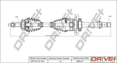 P├ô┼üO┼Ü NAP─śDOWA MERCEDES KLASA A 04-12 PR AWA Drive+ DP2110101791