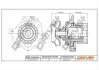 Помпа води Audi A3/Seat Cordoba/Toledo/Leon/Skoda Octavia/VW Caddy/Golf/Polo 1.9TDI/SDI 96-05 (19z) Drive+ DP231010043 (фото 1)