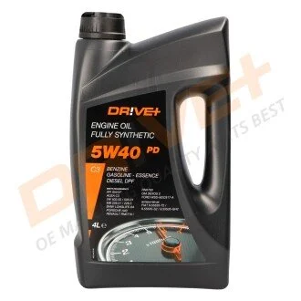 OLEJ SILNIKOWY DRIVE+ 5W-40 VW 505.01 4L Drive+ DP331010020