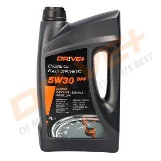 OLEJ SILNIKOWY DR!VE+ 5W-30 C3 DPF 4L Drive+ DP331010183