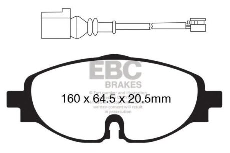 Автозапчасть EBC DP22150