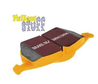 Гальмівні колодки - тюнінг Yellow Stuff, дозвіл, передн VOLVO S60 I, V70 II, CADILLAC ATS, CTS, STS, CHEVROLET CAMARO, CORVETTE, DODGE VIPER, FORD USA MUSTANG, HONDA CIVIC IX 2.0-Electric 12.00- EBC DP41210R