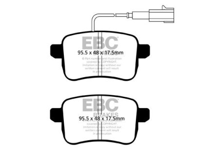 Автозапчасть EBC DP42079R