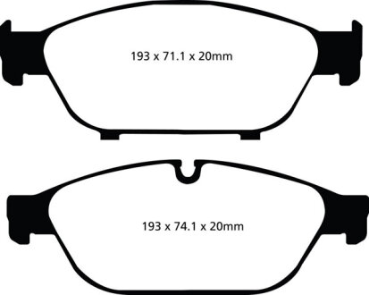 Автозапчасть EBC DP42086R