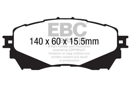 Автозапчасть EBC DP42170R