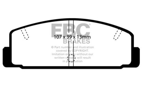 Автозапчасть EBC DP4729R