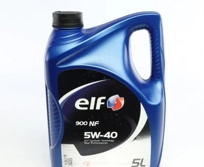Моторное масло Evolution 900 NF 5W-40 синтетическое 5 л ELF 194872