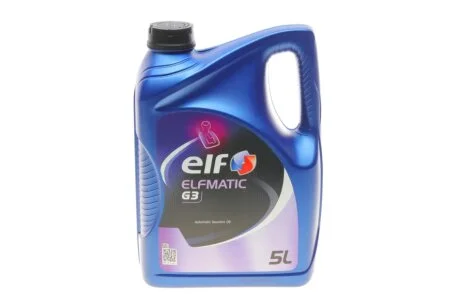 Масло трансмисс. Elfmatic G3 ATF3 (Канистра 5л) ELF 213855