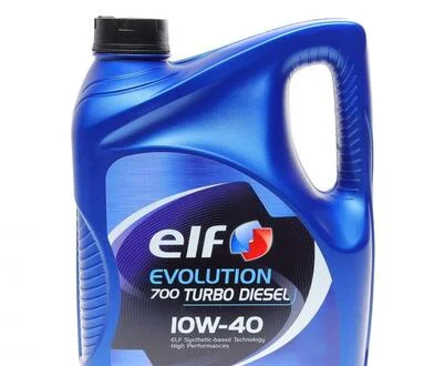 Олива мот 10W40 5L(SN) EVOL.700 TD = 201553 =203700 ELF 216672