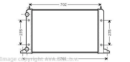Фото 1 - радiатор ELIT VWA2133 Радiатор ELIT VWA2133 (фото 1)