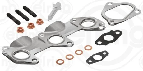 Монтажний комплект турбіни (з прокладками) HYUNDAI I20 I, I20 II, KIA RIO III 1.1D 09.11- ELRING 083940