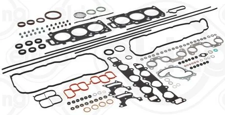 TOYOTA Повний комплект ущільнень двигуна HIGHLANDER / KLUGER 3.3 03-07, SOLARA 3.3 04-08, LEXUS RX 400h 05-08, MITSUOKA ELRING 946.040 (фото 1)