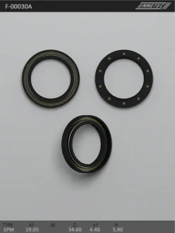 Сальник 19,05/34,60*4,40/5,90 тип креслення 1PM EMMETEC F-00030A (фото 1)