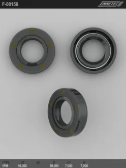 Сальник 16,00/30,00*7,00/7,00 тип 1PM EMMETEC F-00156