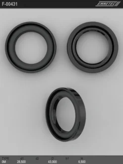 Сальник 28,50/43,00*6,50 тип креслення 0M EMMETEC F-00431 (фото 1)