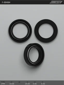 Фото 1 - сальник 19,00/29,00*4,40/6,30 тип 1PM EMMETEC F-00484 Сальник 19,00/29,00*4,40/6,30 тип 1PM EMMETEC F-00484 (фото 1)