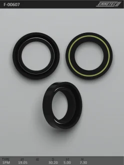 Сальник 19,05/30,20*5,00/7,30 тип креслення 1PM EMMETEC F-00607 (фото 1)