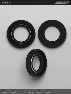 Сальник 19,05/34,80*4,40/5,90 тип креслення 1PMA EMMETEC F-00677 (фото 1)
