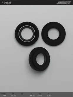 Сальник 19,05/34,60*4,40/5,90 тип креслення 1PM EMMETEC F-00688 (фото 1)