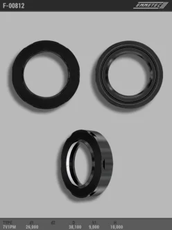 Сальник 26,00/38,10*9,00/10,00 тип 7V1PM EMMETEC F-00812 (фото 1)