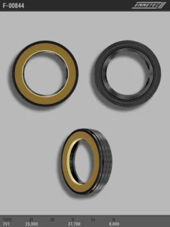 Сальник 25,00/37,70*8,00 тип креслення 7V1 EMMETEC F-00844 (фото 1)