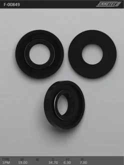 Сальник 19,00/34,70*6,30/7,00 тип креслення 1PM EMMETEC F-00849 (фото 1)