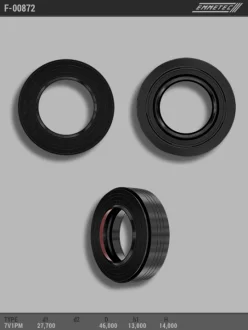 Сальник 27,70/46,00*13,00/14,00 тип 7V1PM EMMETEC F-00872 (фото 1)