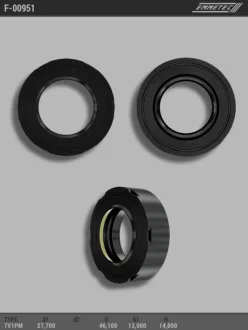 Сальник 27,70/46,10*13,00/14,00 тип 7V1PM EMMETEC F-00951 (фото 1)