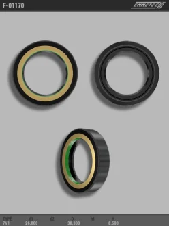 Сальник 26,00/38,30*8,50 тип 7V1 EMMETEC F-01170 (фото 1)